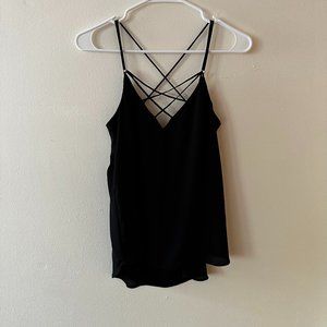 Express strappy black top